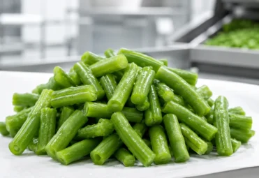 Vainita fresca procesada