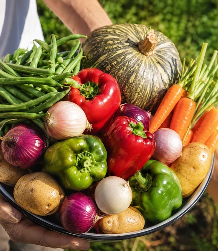 Surtido de vegetales frescos