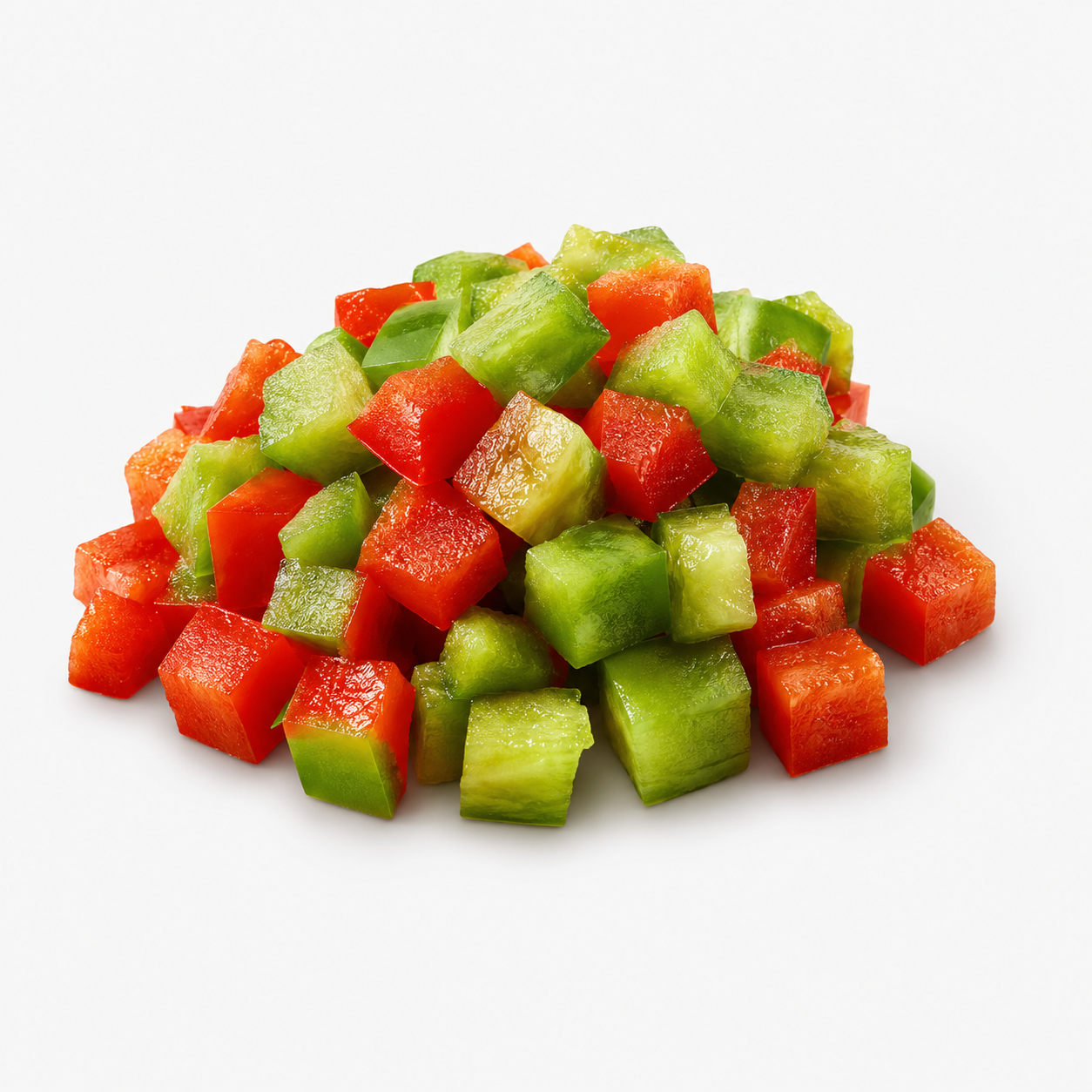 Mix de pimientos en cubos