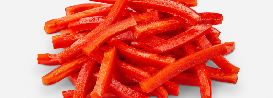 Pimiento rojo en juliana