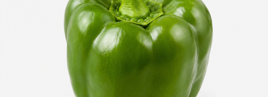 Pimiento verde fresco
